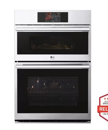 LG Studio 30” Double Wall Oven Combi ProBake