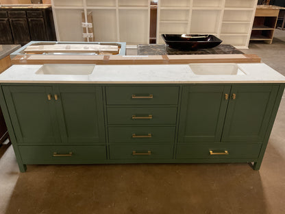 Render 84” Double Bathroom Vanity