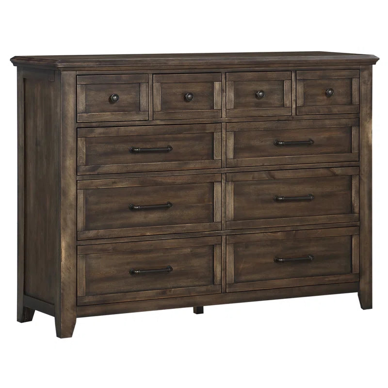 Arnice Solid Wood 10 Drawer Dresser