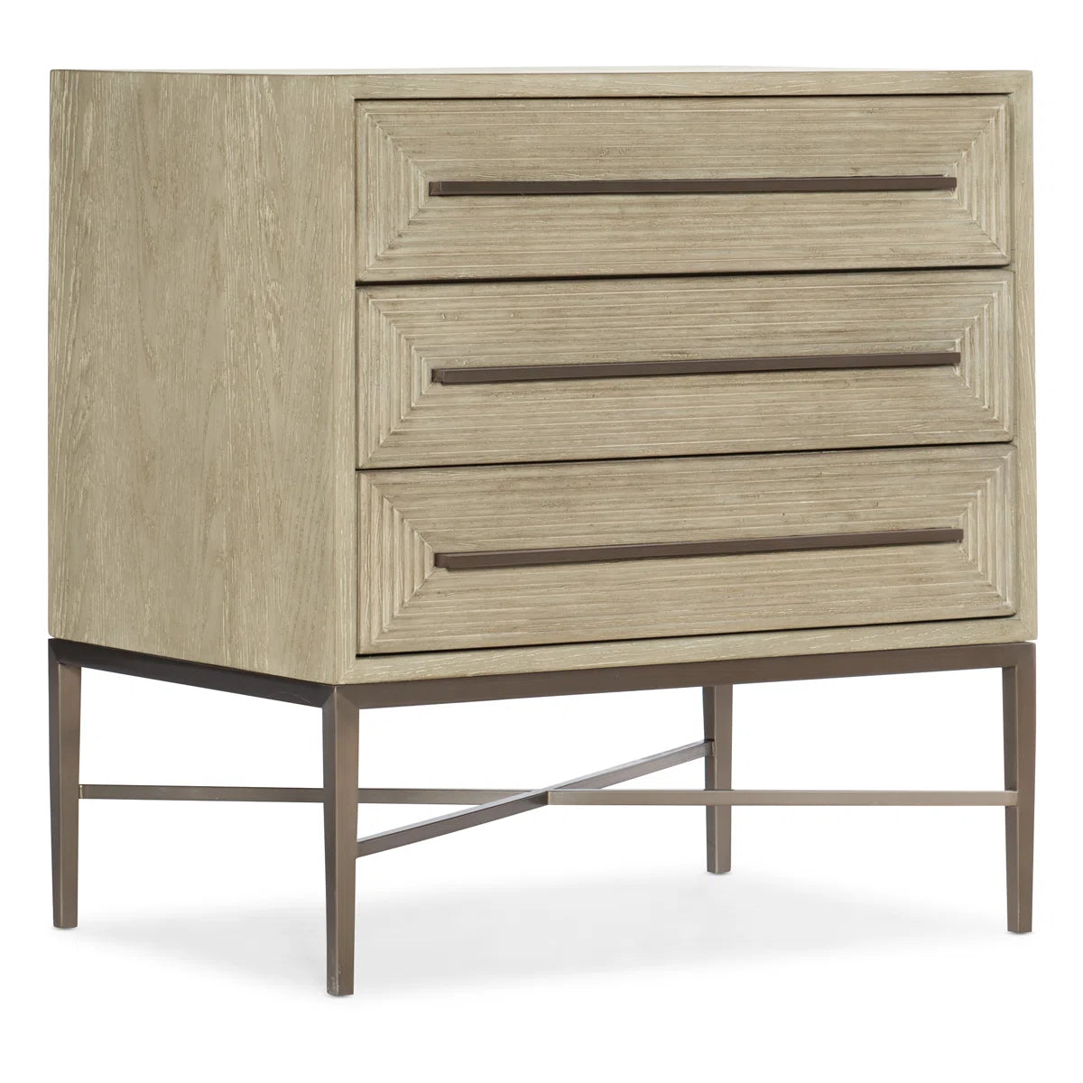 Cascades 3 Drawer Nightstand by Hooker