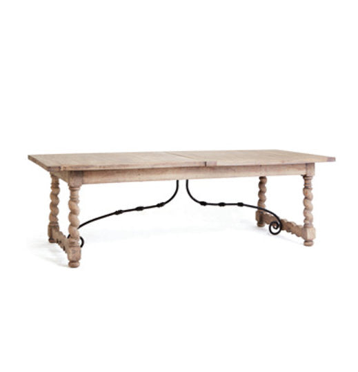 Audrey Washed Wood Dining Table