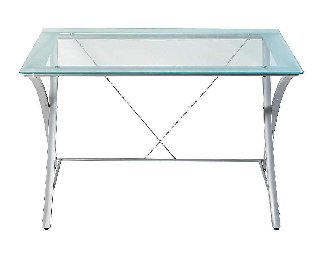 Main 48”  Glass Writing Desk