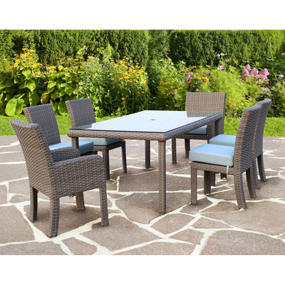 Sperber Glass Outdoor Dining Table