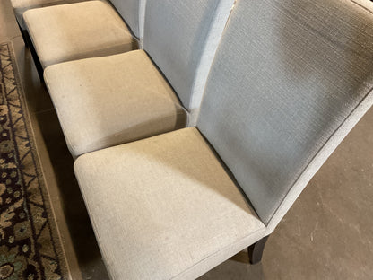 Upholstered High Back Dining Chairs (Set of 4)