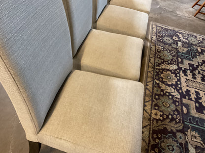Upholstered High Back Dining Chairs (Set of 4)