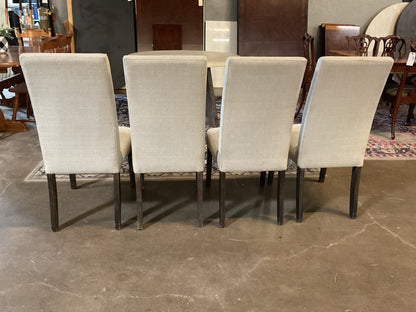 Upholstered High Back Dining Chairs (Set of 4)