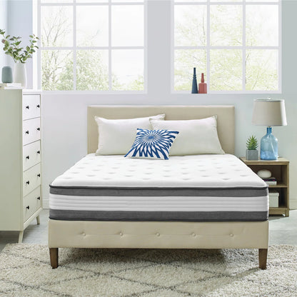 Plush Cooling Gel Hybrid 10.5” Queen Mattress