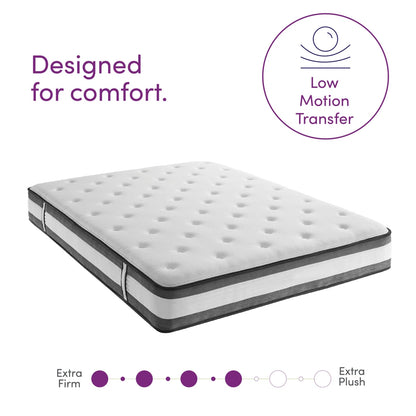 Plush Cooling Gel Hybrid 10.5” Queen Mattress