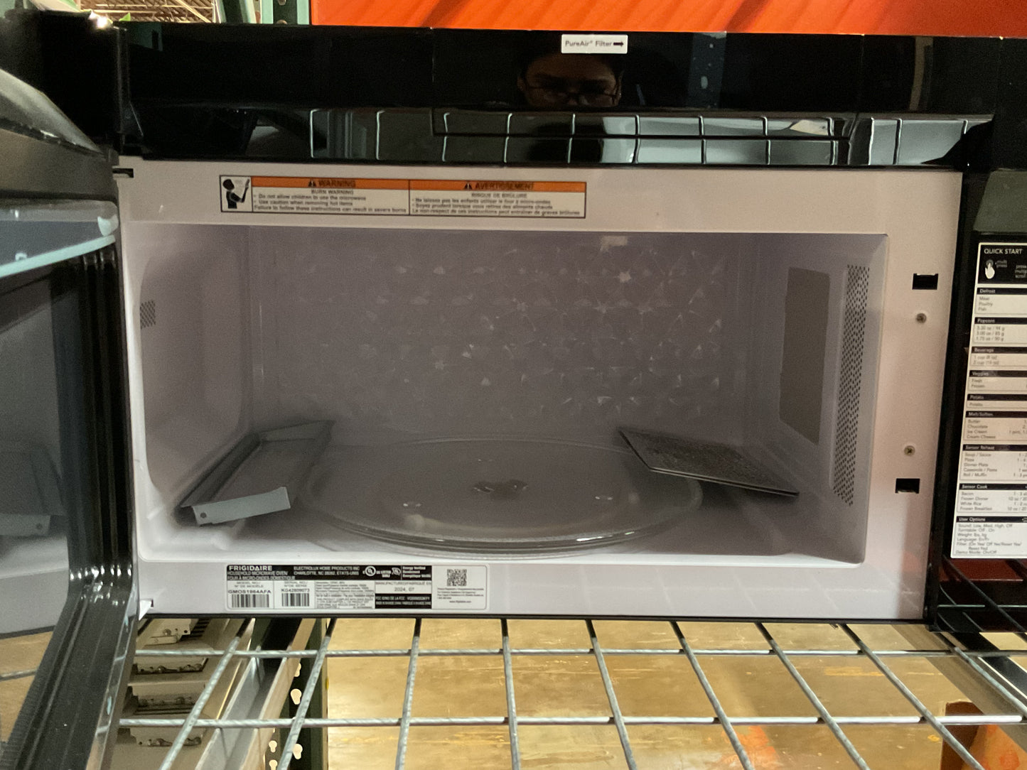 Frigidaire 1.9 Cu Ft Over Range Microwave