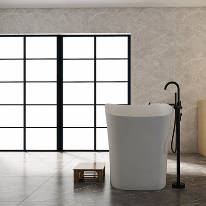 Japanese 51” Freestanding Deep Soaking Tub