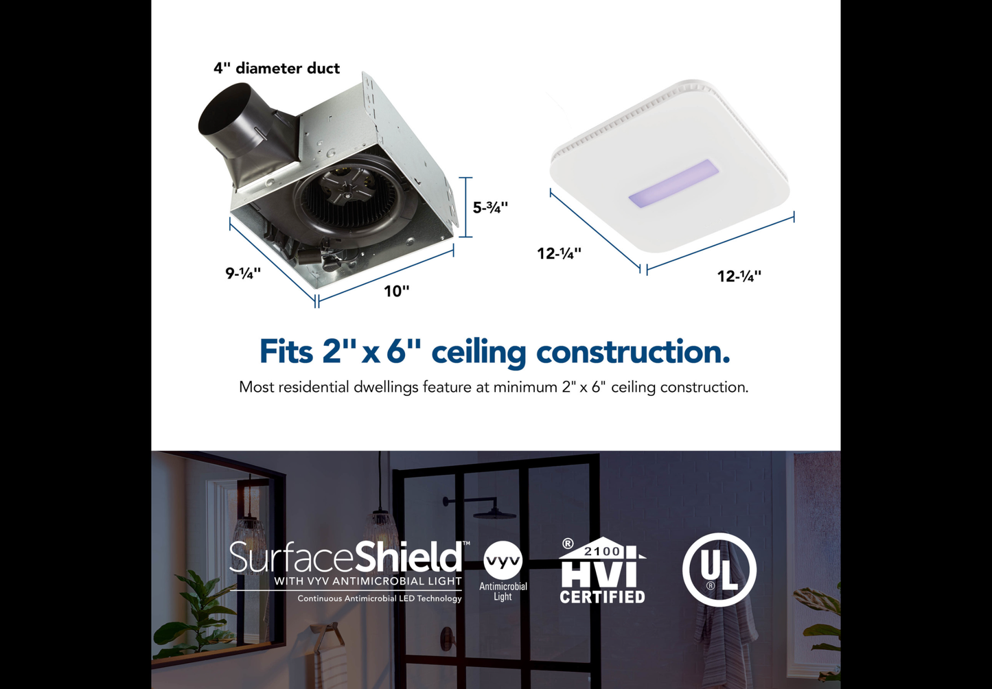 Broan Surface Shield Exhaust Fan