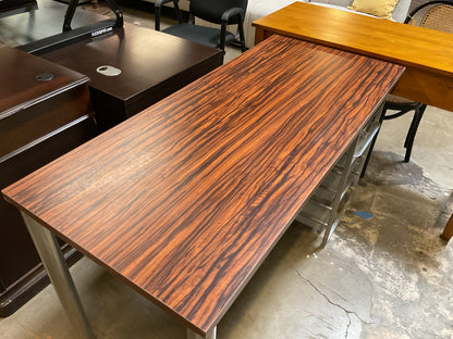 Writing Desk w/Steel Drawers