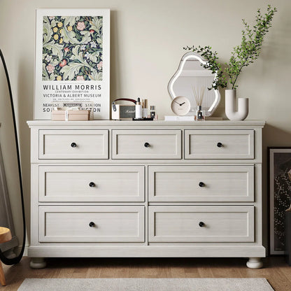 7 Drawer Wood Vanity/Dresser by One Allium Way