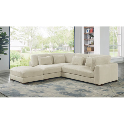 Beeston 3 Piece Corduroy Sectional