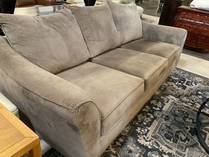 Corded Sofa w/rolled Arms