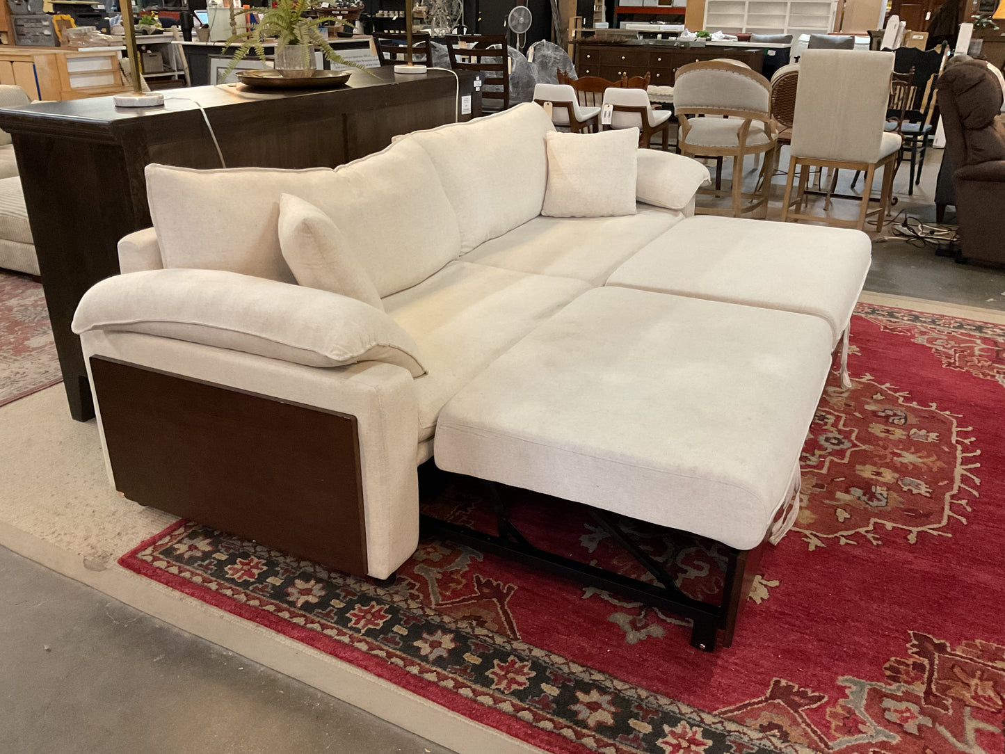 Retro-Style Folding Sofa Bed