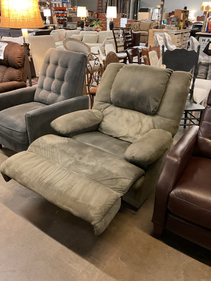 Upholstered Over Sized Manual Recliner