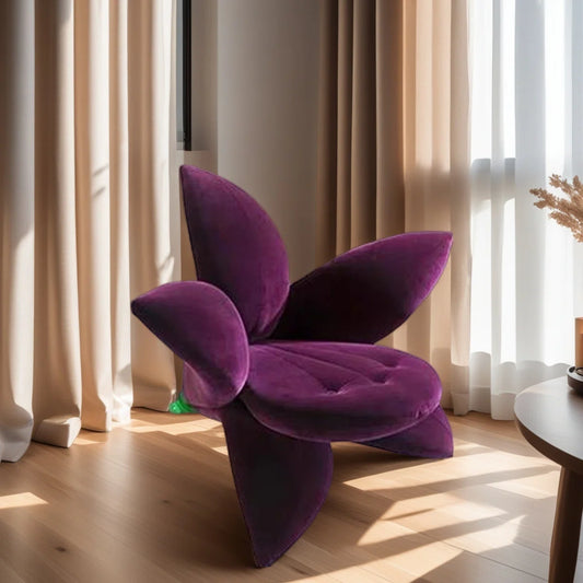 Luxury Creative Flower Leisure Chair